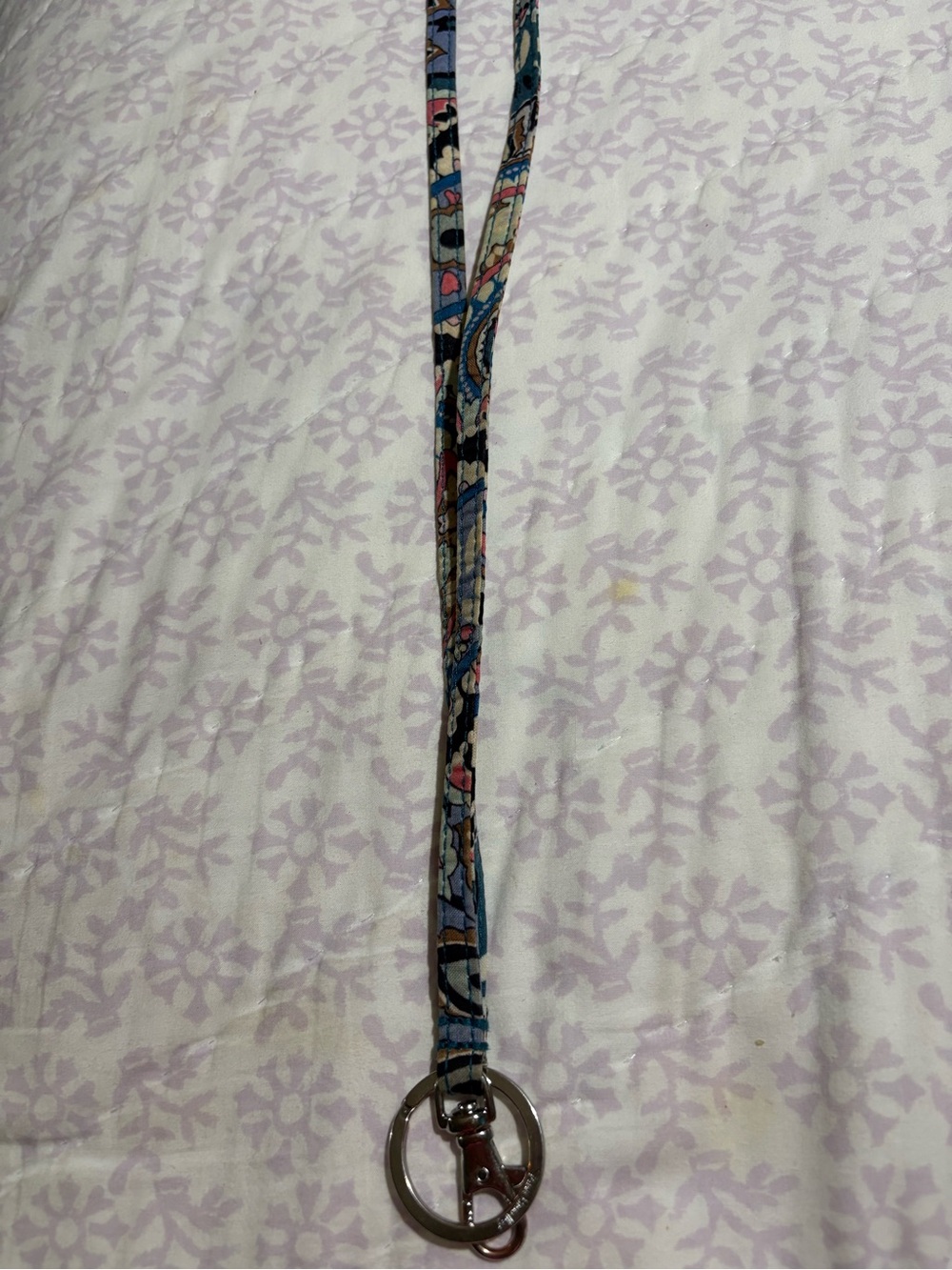 Simply Southern Blue Multi-Color Lanyard Key & Card Holder